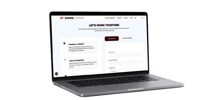 Wealth checklist interface